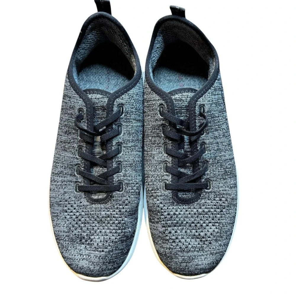 Peter Millar Shoes Mens Size 9 Gray Iron Knit‎ Casual Lace Up Sneakers Athletic